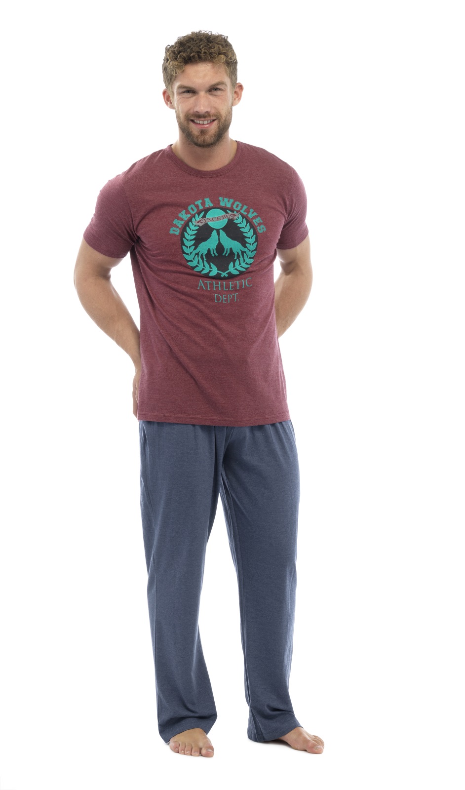 mens jogger pyjamas set